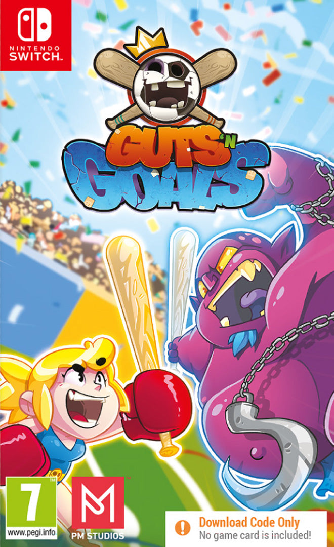 Guts 'n' Goals - Nintendo Switch - Code In A Box - Video Games by Numskull Games The Chelsea Gamer