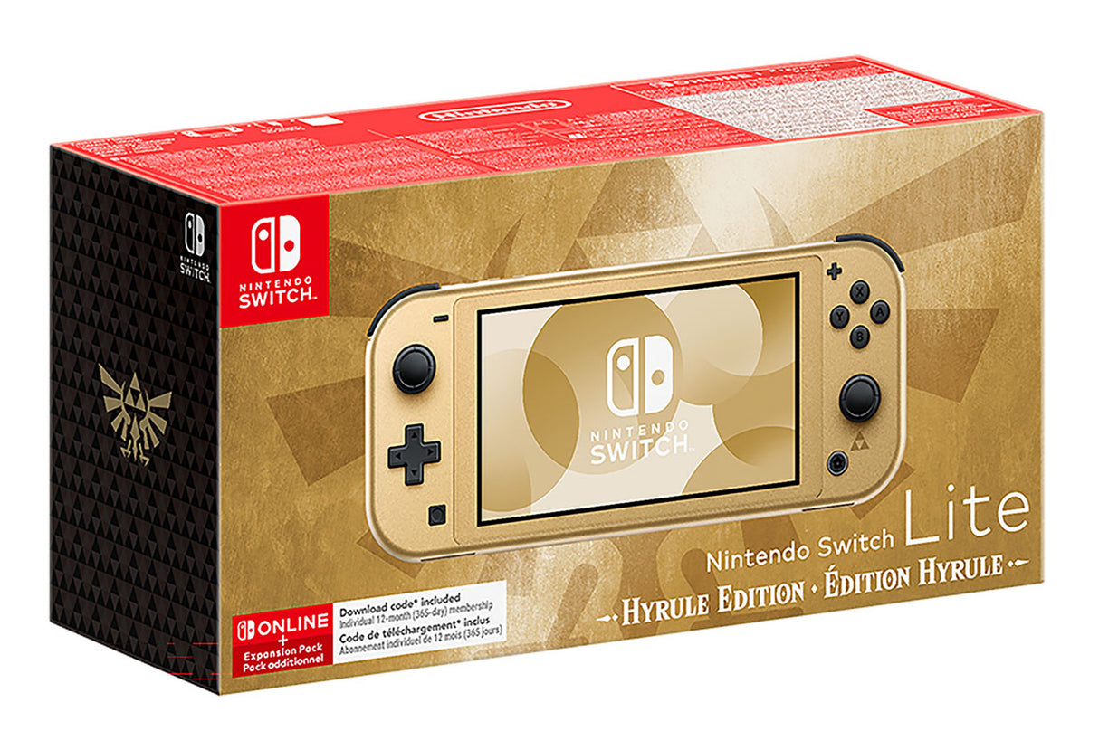 Nintendo Switch Lite - Hyrule Edition - Console pack by Nintendo The Chelsea Gamer