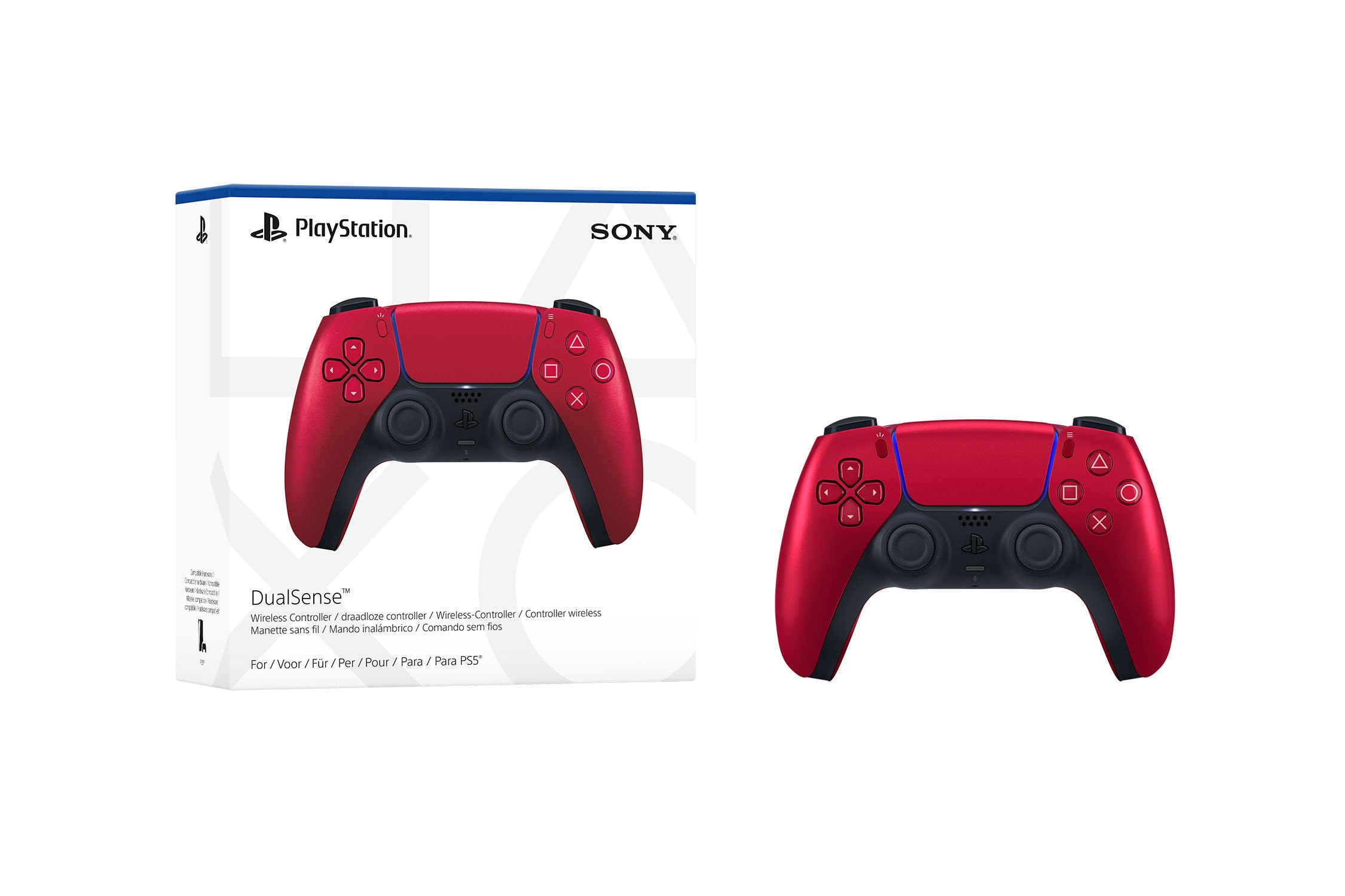 DualSense™ Wireless Controller –  Volcanic Red - Console Accessories by Sony The Chelsea Gamer