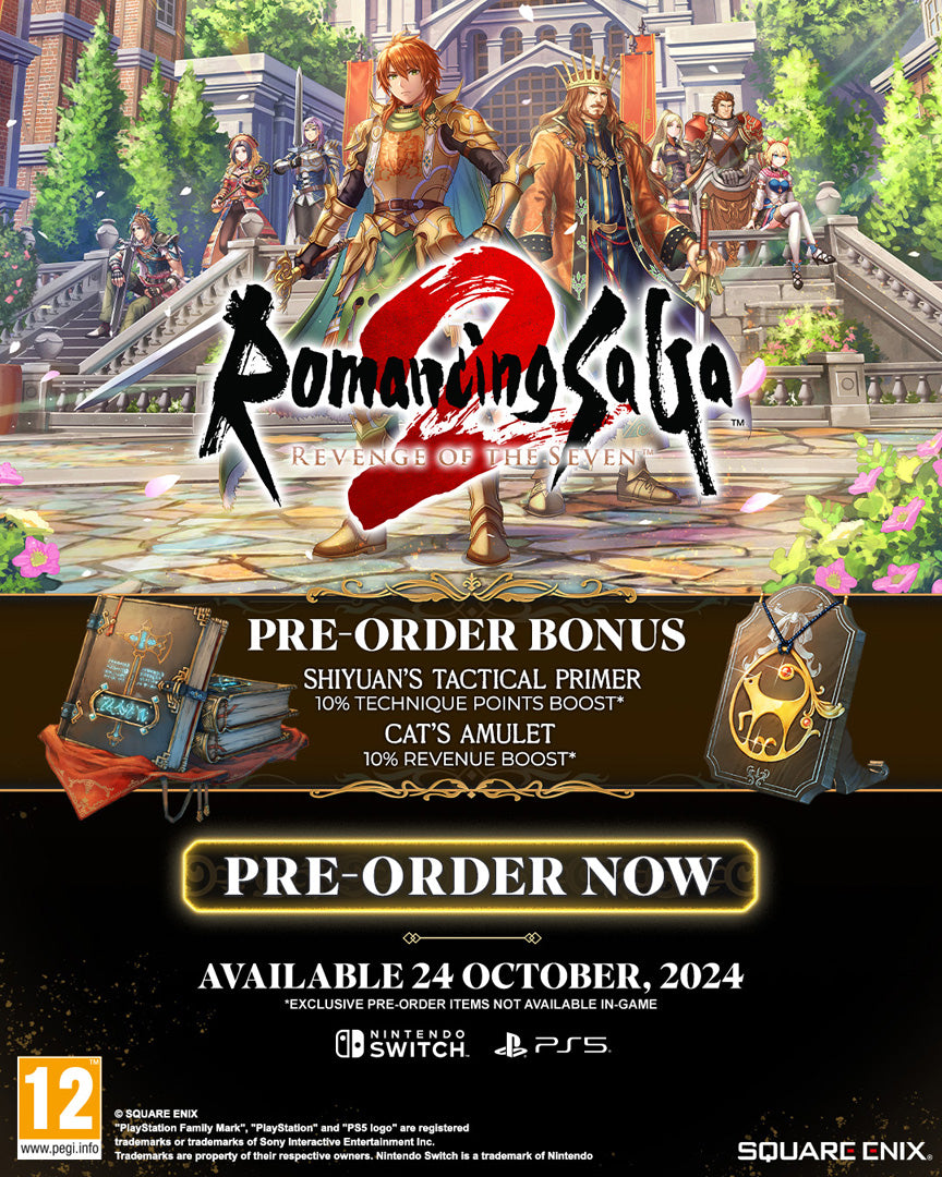 Romancing Saga 2: Revenge of the Seven - Nintendo Switch - Video Games by Square Enix The Chelsea Gamer