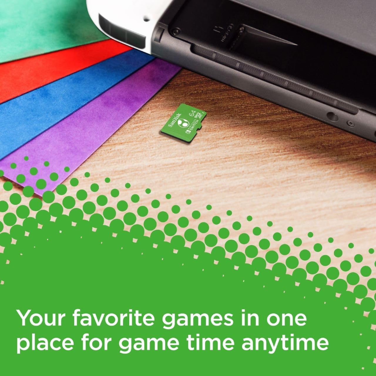 SanDisk 64GB microSDXC UHS-I card for Nintendo Switch - Console Accessories by Sandisk The Chelsea Gamer