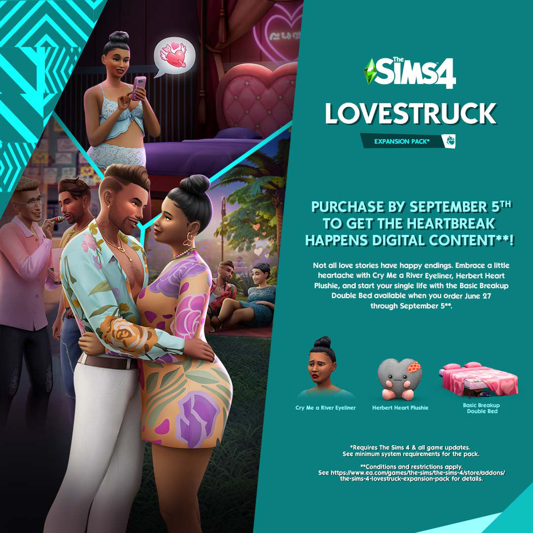The Sims™ 4 Lovestruck Expansion Pack - PC - Video Games by Electronic Arts The Chelsea Gamer