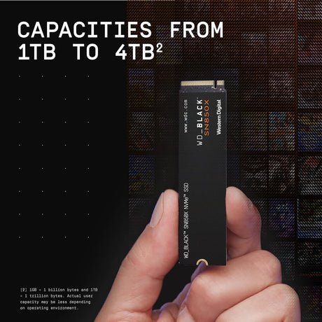 WD_BLACK SN850X NVMe™ SSD - 2TB with Heatsink - Core Components by Western Digital The Chelsea Gamer