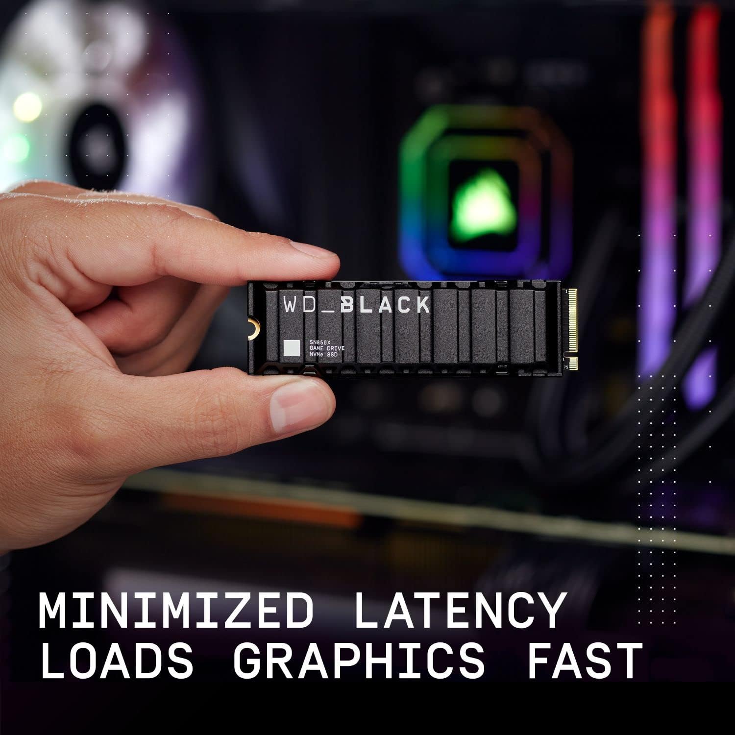 WD_BLACK SN850X NVMe™ SSD - 1TB with Heatsink - Core Components by Western Digital The Chelsea Gamer