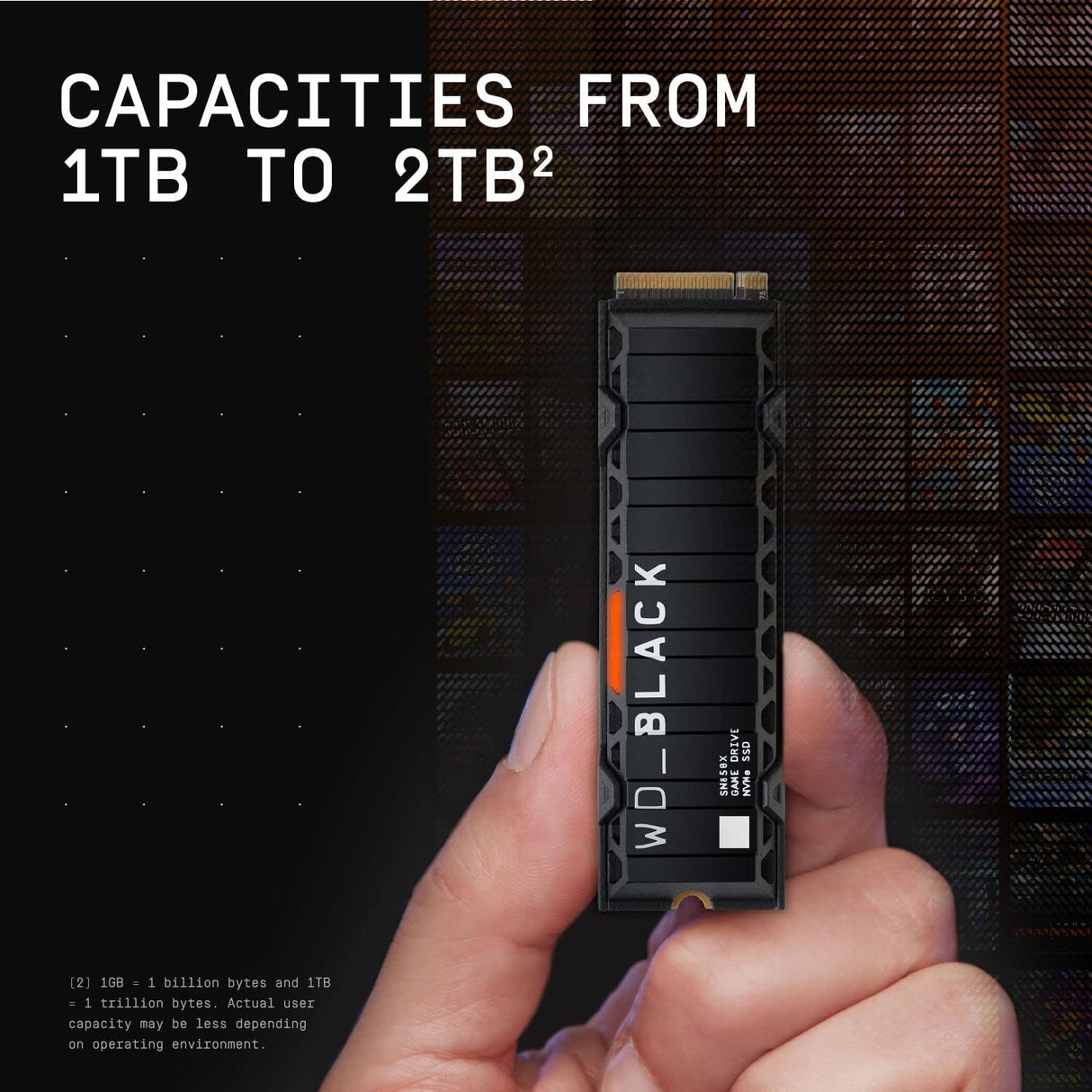 WD_BLACK SN850X NVMe™ SSD - 1TB with Heatsink - Core Components by Western Digital The Chelsea Gamer
