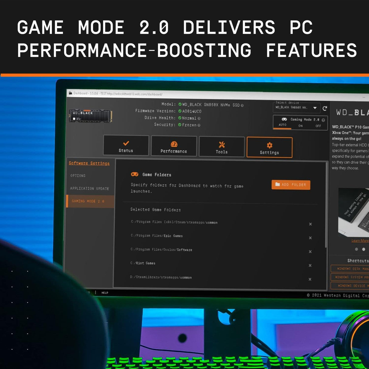 WD_BLACK SN850X NVMe™ SSD - 1TB with Heatsink - Core Components by Western Digital The Chelsea Gamer
