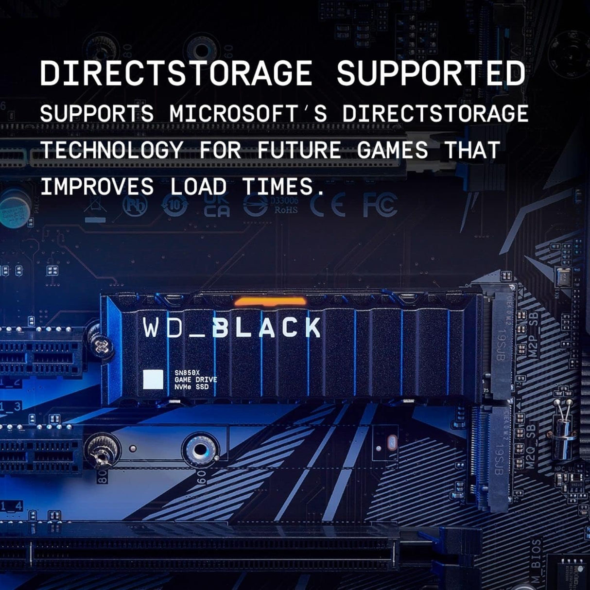 WD_BLACK SN850X NVMe™ SSD - 1TB with Heatsink - Core Components by Western Digital The Chelsea Gamer