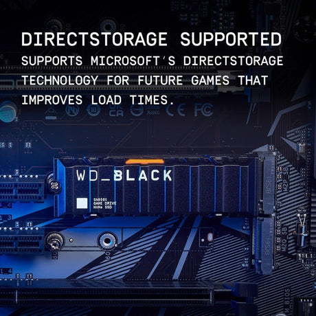WD_BLACK SN850X NVMe™ SSD - 1TB with Heatsink - Core Components by Western Digital The Chelsea Gamer