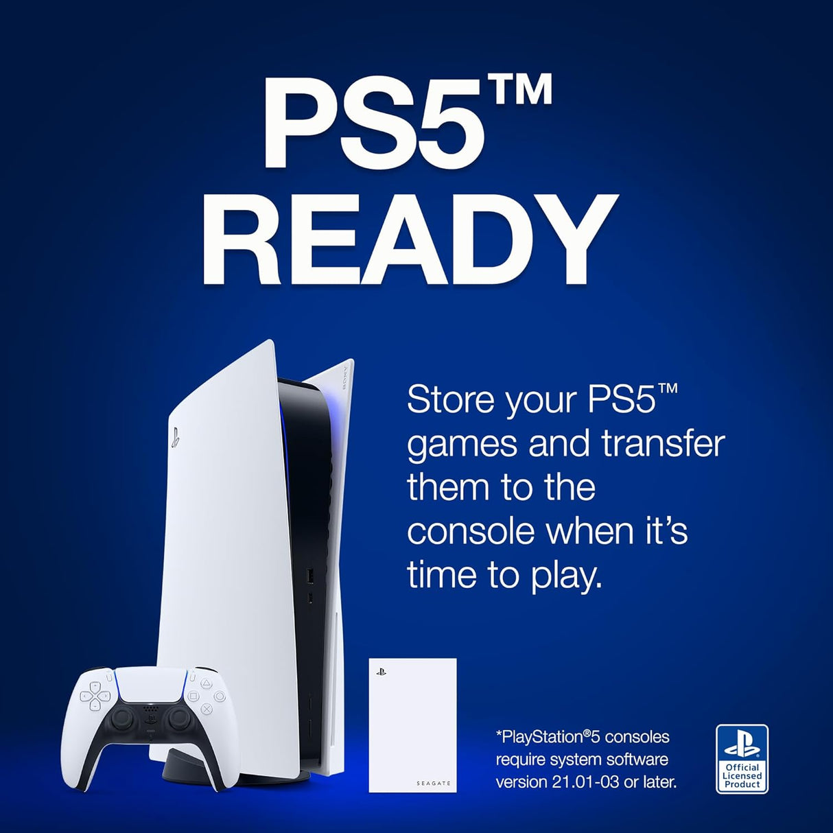 Seagate Game Drive for PlayStation 5 - 5TB - Console Accessories by Seagate The Chelsea Gamer