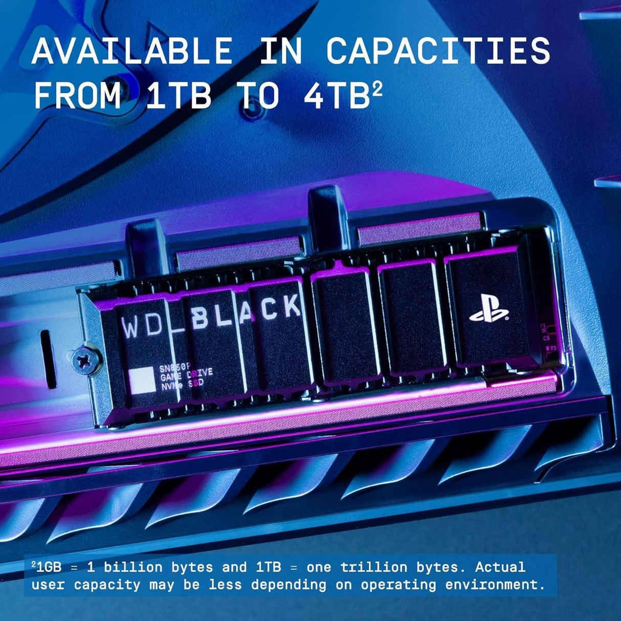 WD_BLACK SN850P NVMe™ SSD for PS5® consoles - 4TB - Console Accessories by Western Digital The Chelsea Gamer