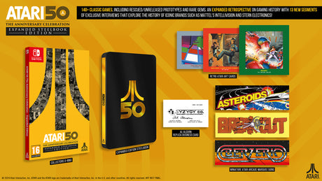 Atari 50: The Anniversary Celebration – Expanded Steelbook Edition - Nintendo Switch - Video Games by U&I The Chelsea Gamer