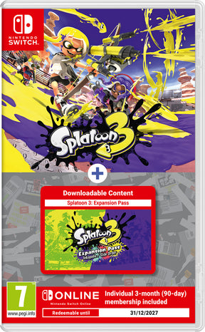 Splatoon 3 + Expansion Pass + 3 Months NSO - Nintendo Switch - Video Games by Nintendo The Chelsea Gamer
