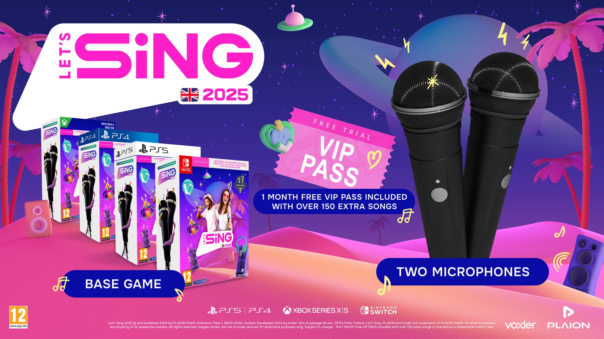 Let's Sing 2025 - UK Version (Standalone) PlayStation 5 - Video Games by Plaion The Chelsea Gamer