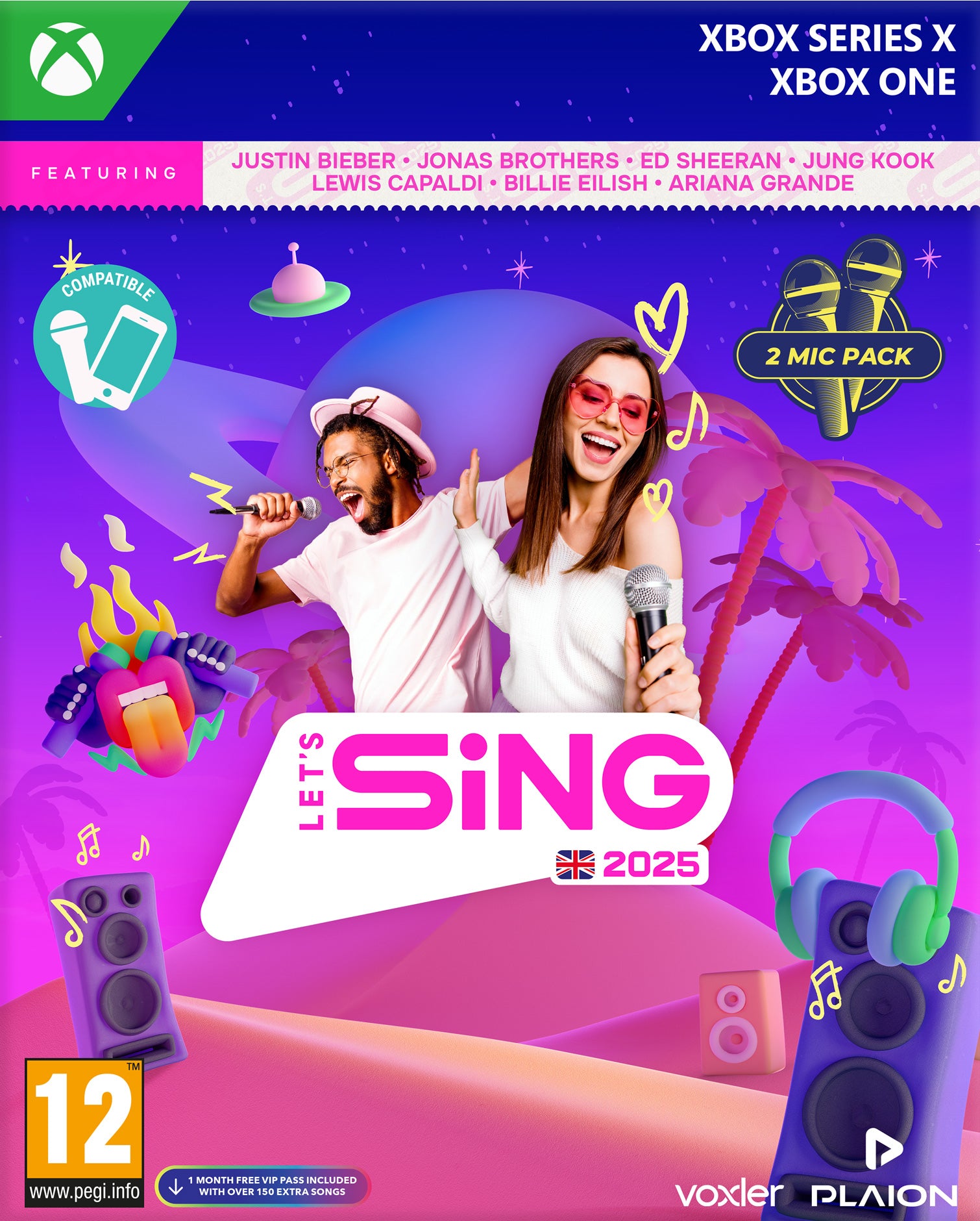 Let's Sing 2025 - UK Version (+ 2 Mics) Xbox - Video Games by Plaion The Chelsea Gamer