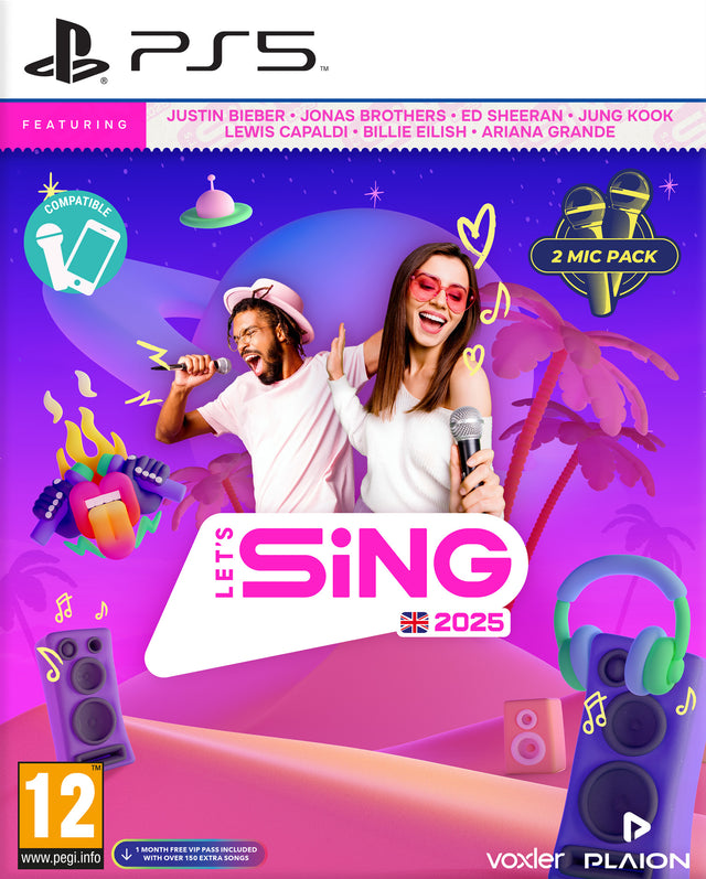 Let's Sing 2025 - UK Version (+ 2 Mics) PlayStation 5 - Video Games by Plaion The Chelsea Gamer
