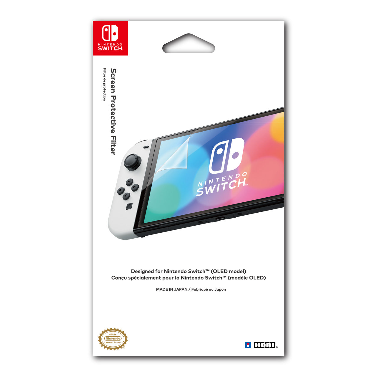 Hori - Screen Protective Filter for Nintendo Switch - OLED Model - Console Accessories by HORI The Chelsea Gamer