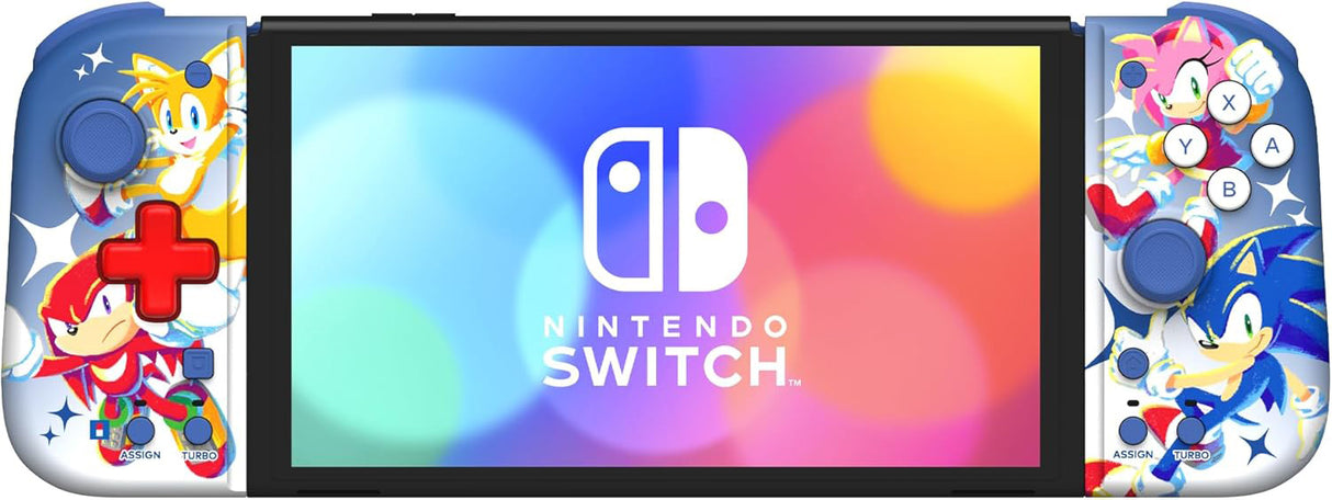 Hori - Split Pad Compact (Sonic) for Nintendo Switch - Console Accessories by HORI The Chelsea Gamer