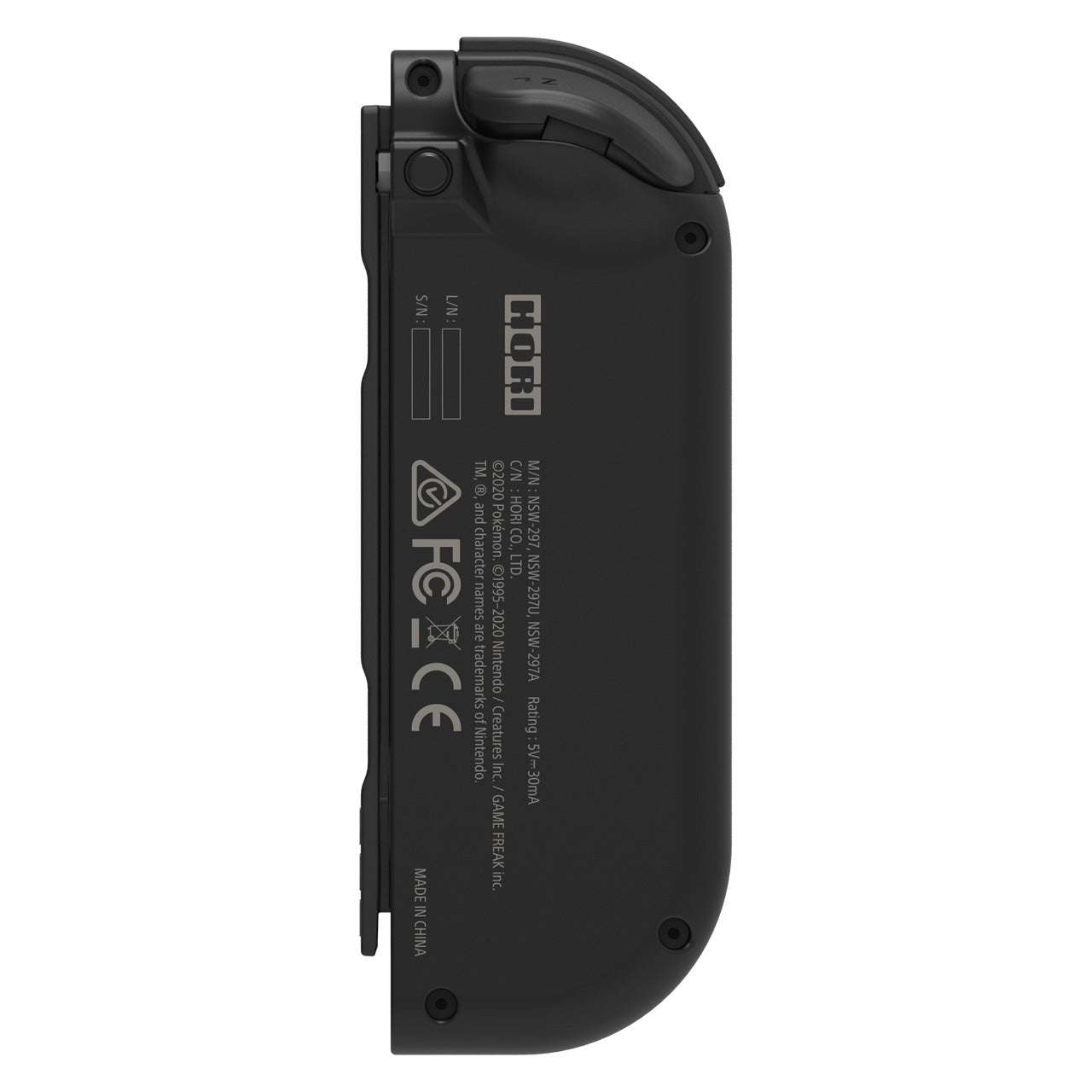 Hori - D-Pad Controller (L) Pokémon: Pikachu Black & Gold Edition for Nintendo Switch - Console Accessories by HORI The Chelsea Gamer