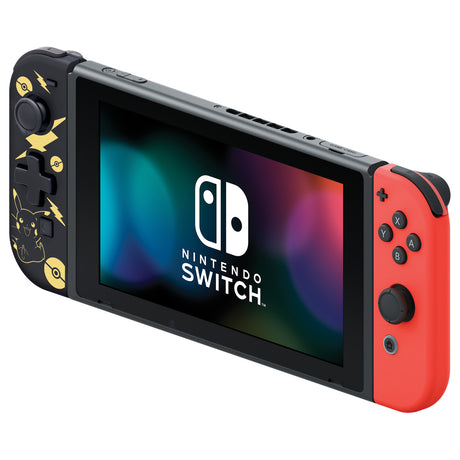 Hori - D-Pad Controller (L) Pokémon: Pikachu Black & Gold Edition for Nintendo Switch - Console Accessories by HORI The Chelsea Gamer