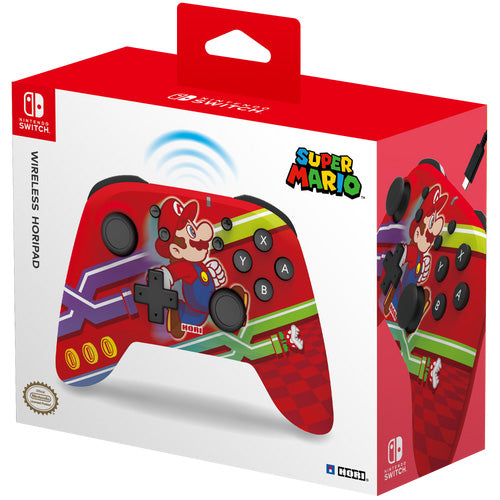 Hori - Wireless HORIPAD (Super Mario) for Nintendo Switch - Console Accessories by HORI The Chelsea Gamer