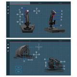 Hori - HOTAS Flight Control System & Mount for Windows 11/10 - Console Accessories by HORI The Chelsea Gamer