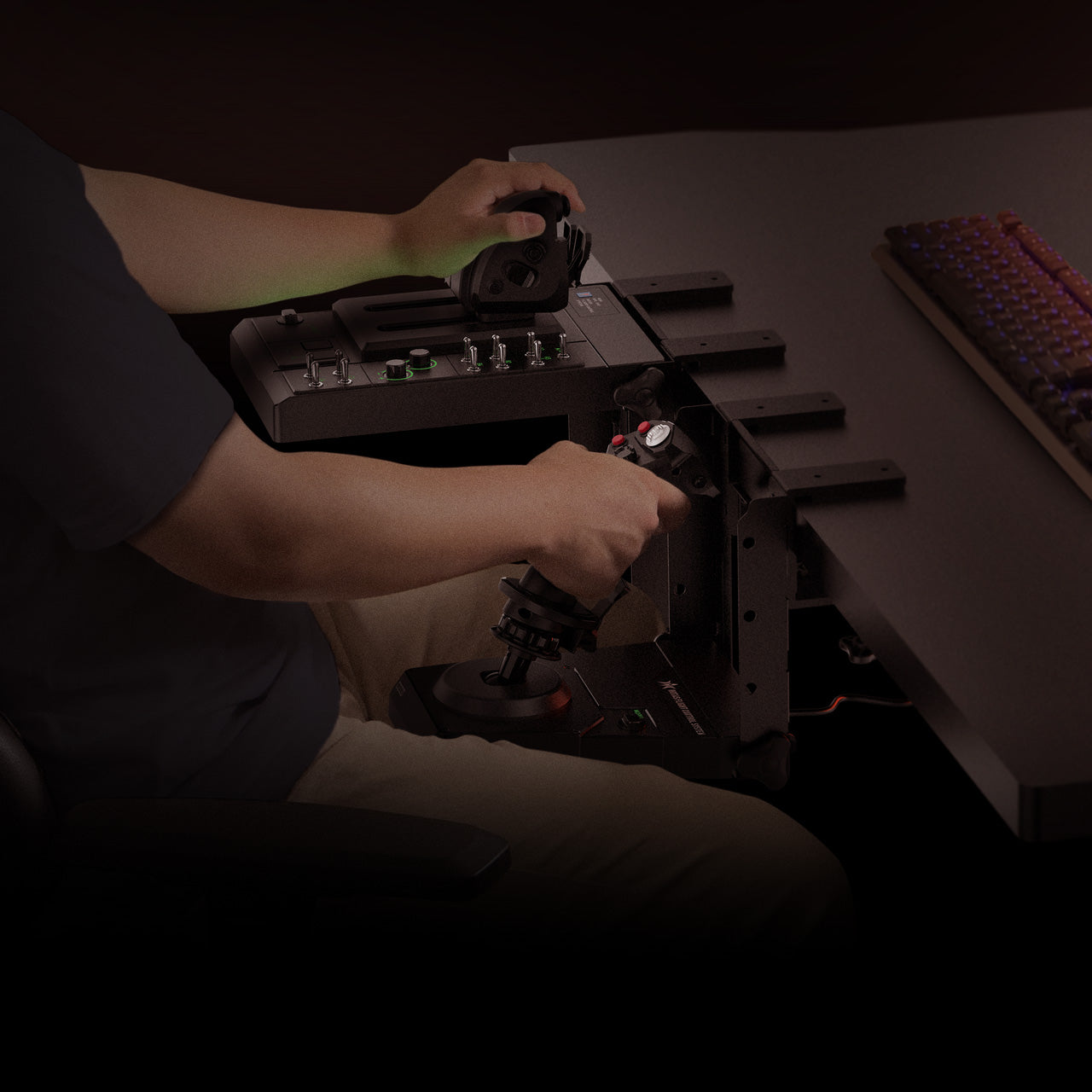 Hori - HOTAS Flight Control System & Mount for Windows 11/10 - Console Accessories by HORI The Chelsea Gamer