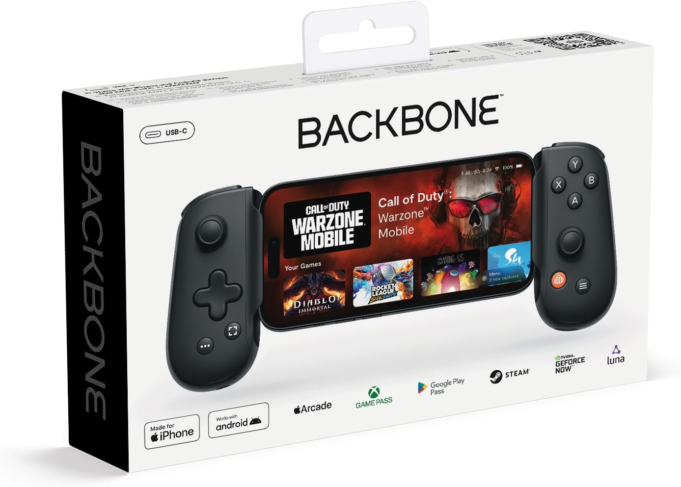 Backbone One - For iPhone 15 & Android - USB-C (2nd gen) - Console Accessories by Backbone The Chelsea Gamer