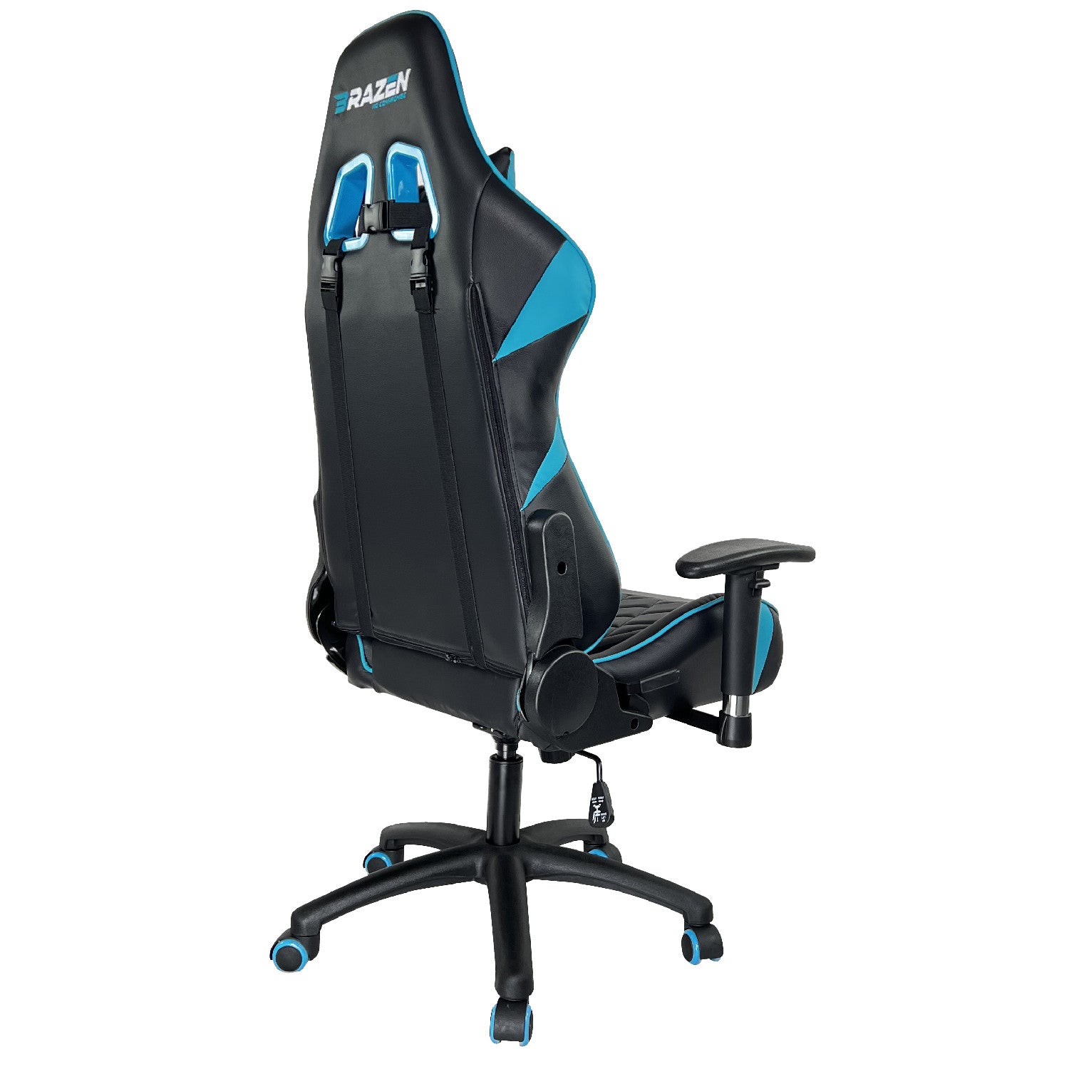 BraZen Venom Esports Elite PC Gaming Chair - Blue - Furniture by BraZen The Chelsea Gamer