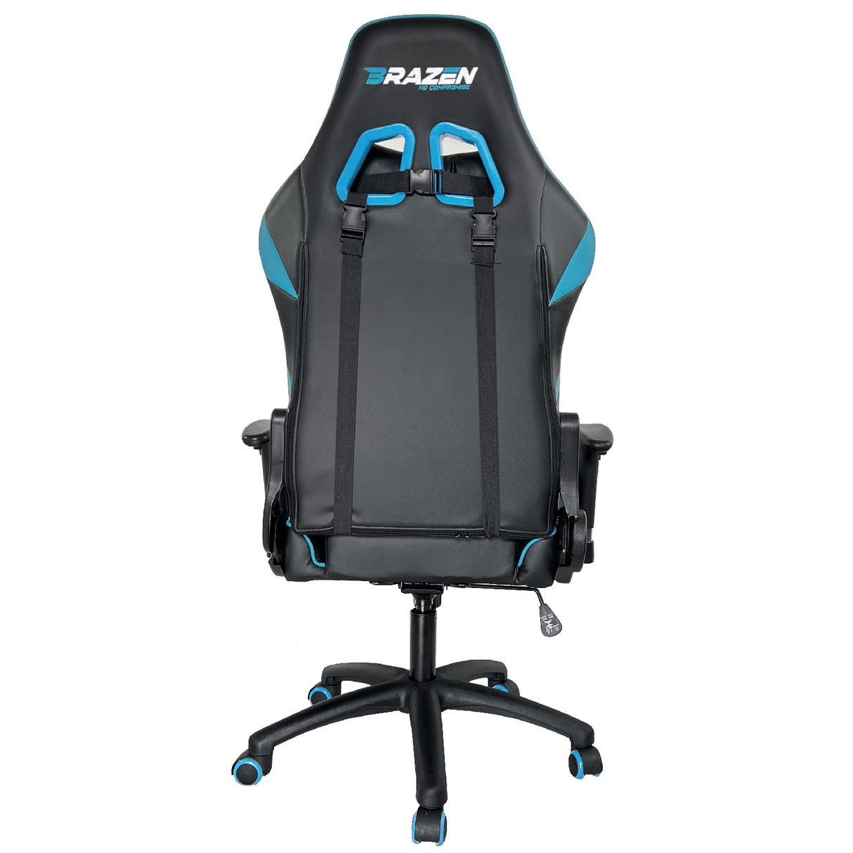 BraZen Venom Esports Elite PC Gaming Chair - Blue - Furniture by BraZen The Chelsea Gamer