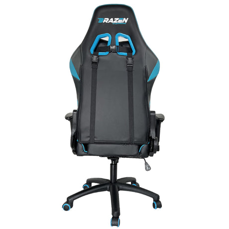 BraZen Venom Esports Elite PC Gaming Chair - Blue - Furniture by BraZen The Chelsea Gamer