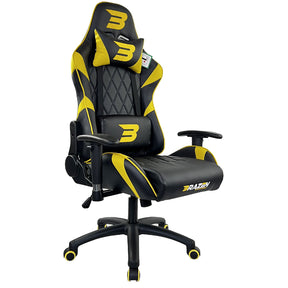 BraZen Venom Esports Elite PC Gaming Chair - Yellow - Furniture by BraZen The Chelsea Gamer
