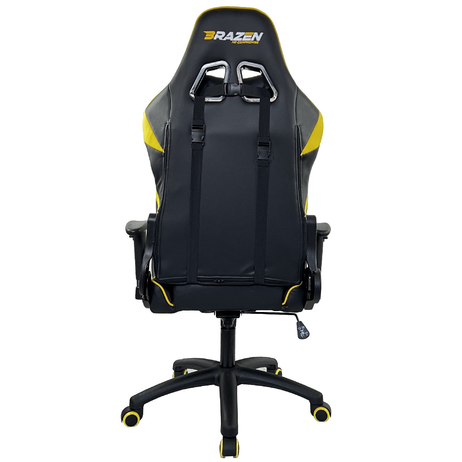 BraZen Venom Esports Elite PC Gaming Chair - Yellow - Furniture by BraZen The Chelsea Gamer