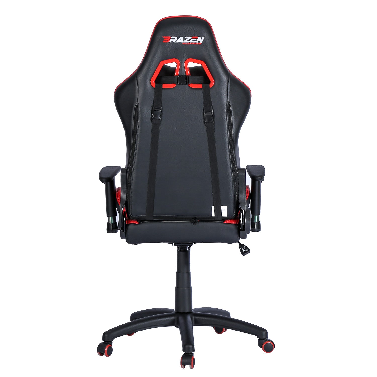 BraZen Phantom Elite PC Gaming Chair - Black / Red - Furniture by BraZen The Chelsea Gamer