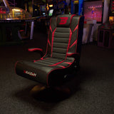 BraZen Panther Elite 2.1 Bluetooth Surround Sound Gaming Chair - Black/Red - Furniture by BraZen The Chelsea Gamer