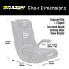 BraZen Emperor X 2.1 DAB Surround Sound Gaming Chair - Floor Rocker