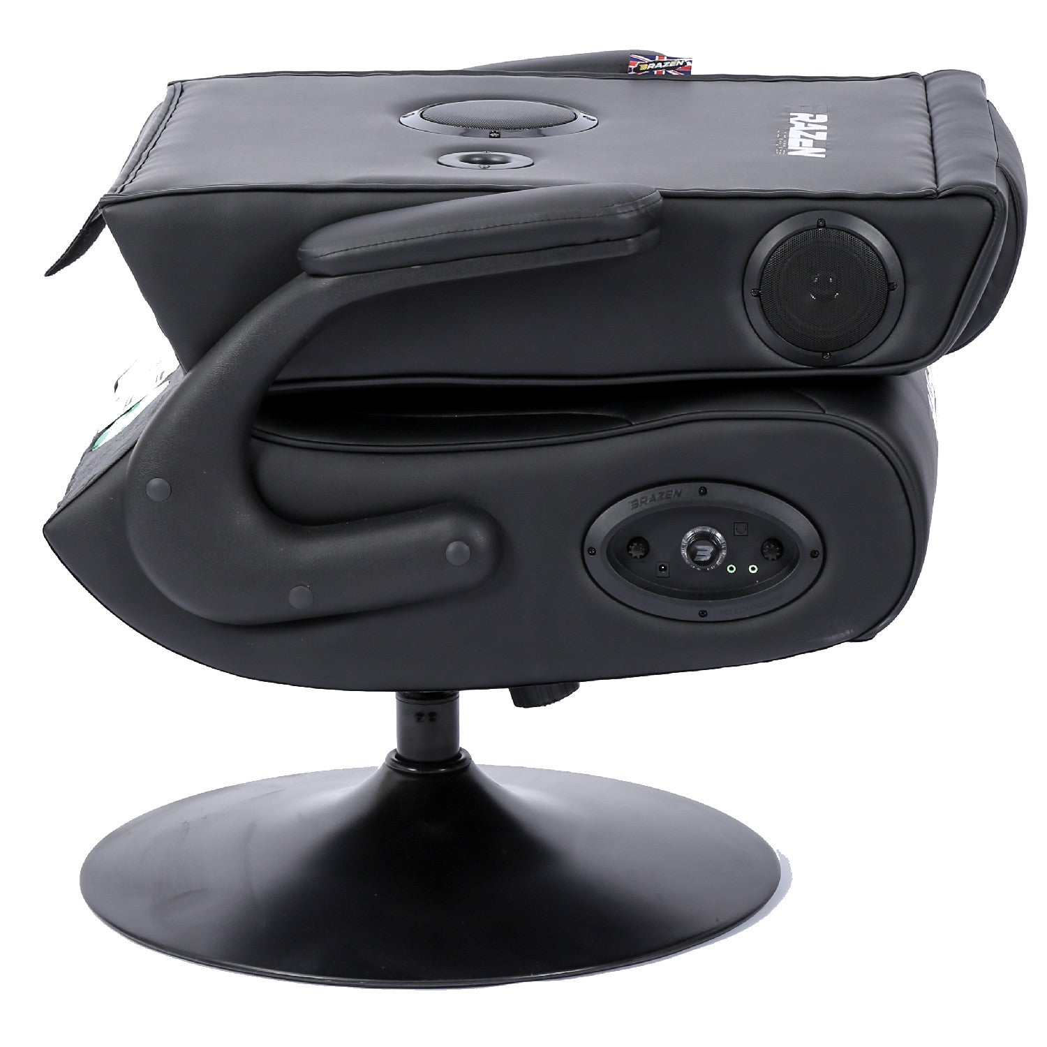 BraZen Emperor XX 2.1 DAB Surround Sound Gaming Chair - Pedestal - Furniture by BraZen The Chelsea Gamer