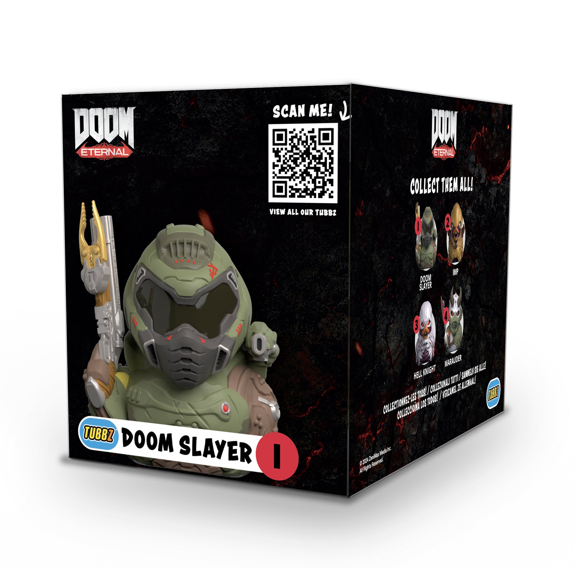 Numskull - DOOM Slayer TUBBZ Collectible Duck - Merchandise by Numskull Designs The Chelsea Gamer