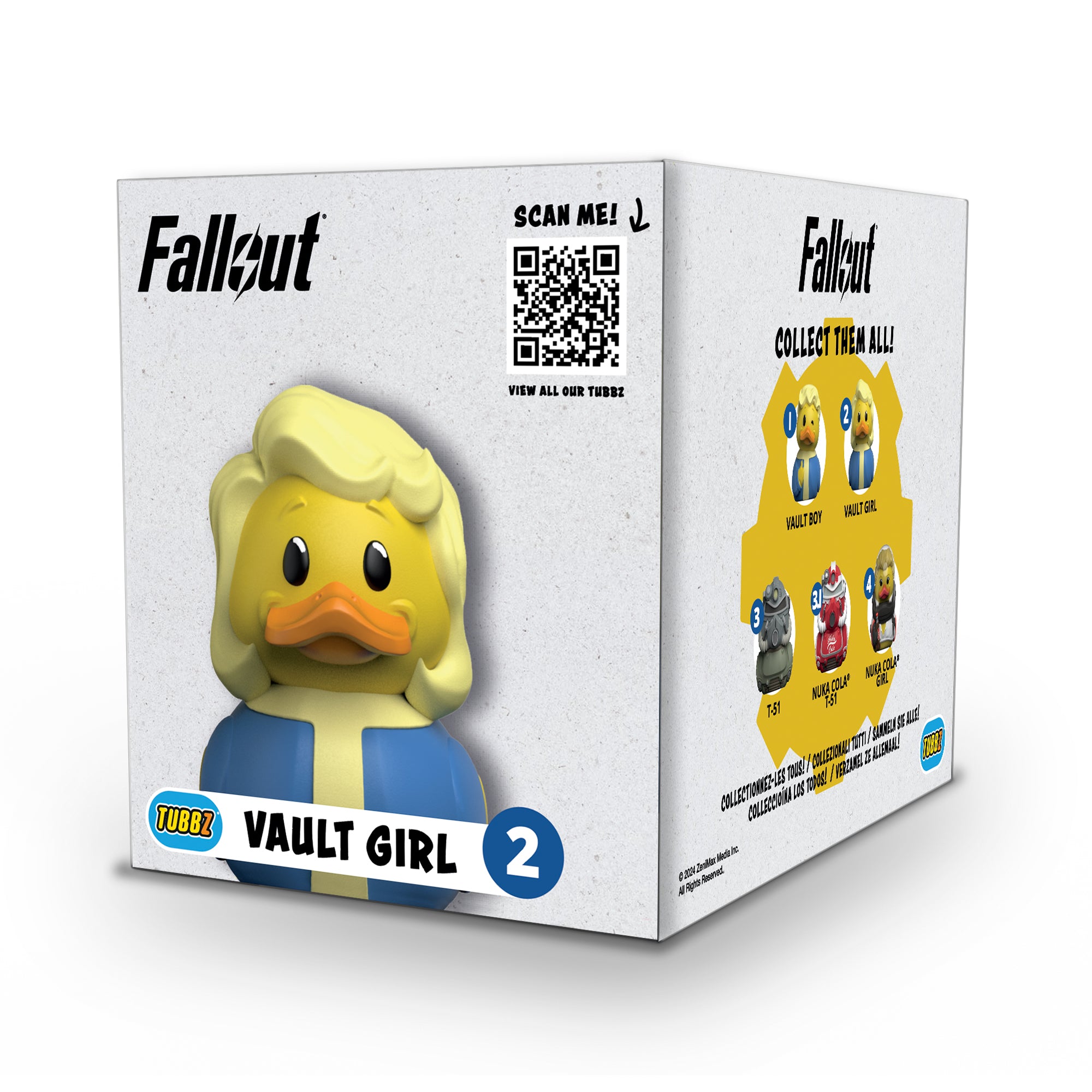 Numskull - Fallout Vault Girl TUBBZ Collectible Duck - Merchandise by Numskull Designs The Chelsea Gamer