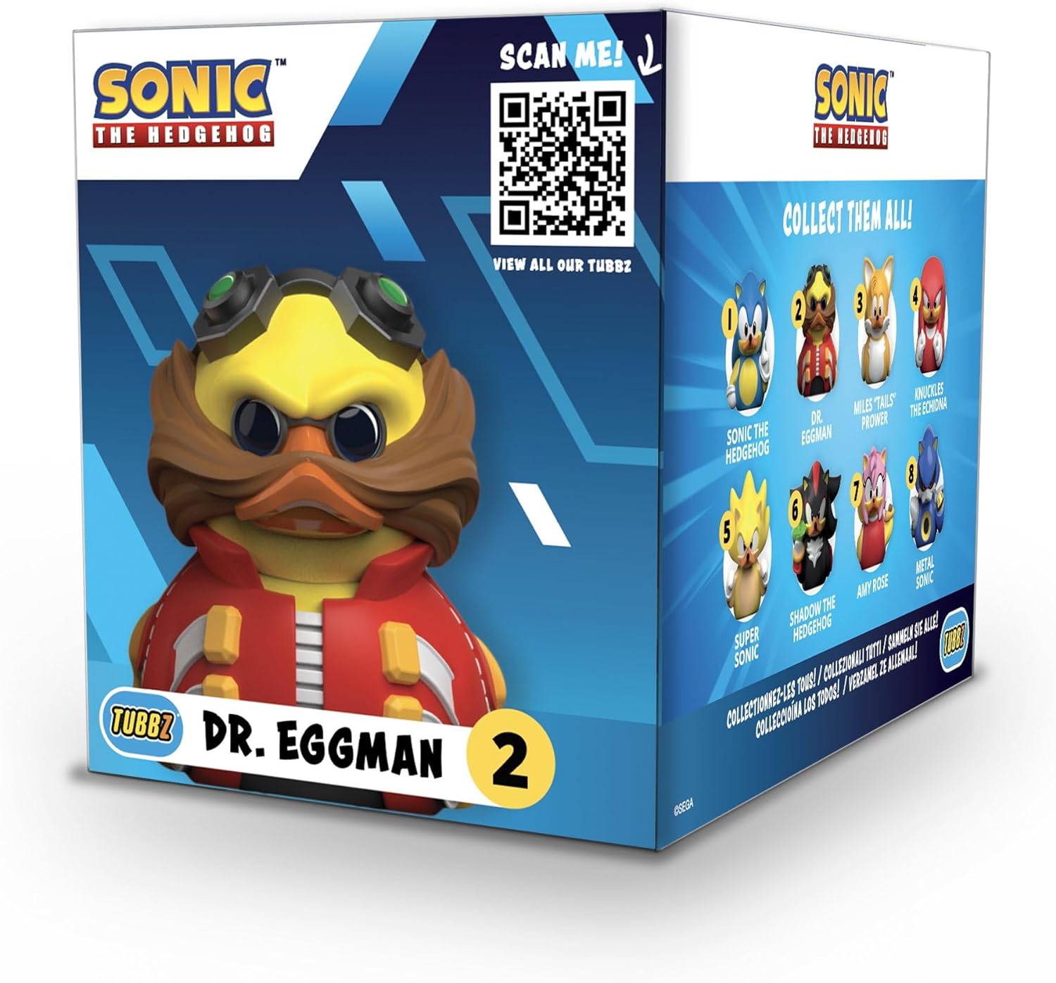 Numskull - Sonic the Hedgehog Dr. Eggman TUBBZ Collectible Duck - Merchandise by Numskull Designs The Chelsea Gamer