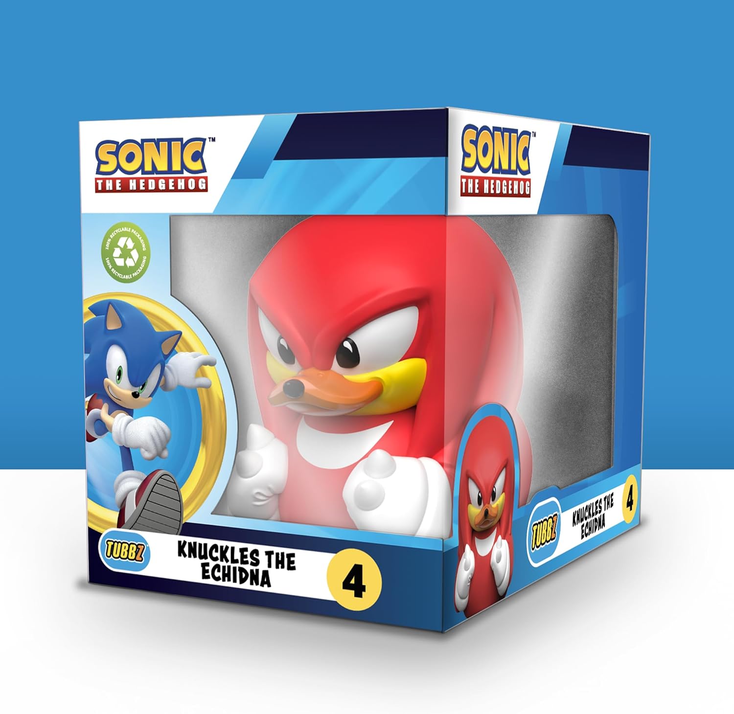 Numskull - Sonic the Hedgehog Knuckles TUBBZ Collectible Duck - Merchandise by Numskull Designs The Chelsea Gamer