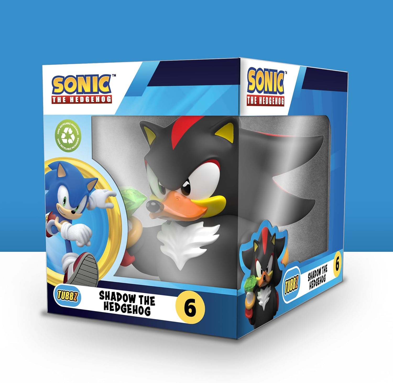 Numskull - Sonic the Hedgehog Shadow TUBBZ Collectible Duck - Merchandise by Numskull Designs The Chelsea Gamer