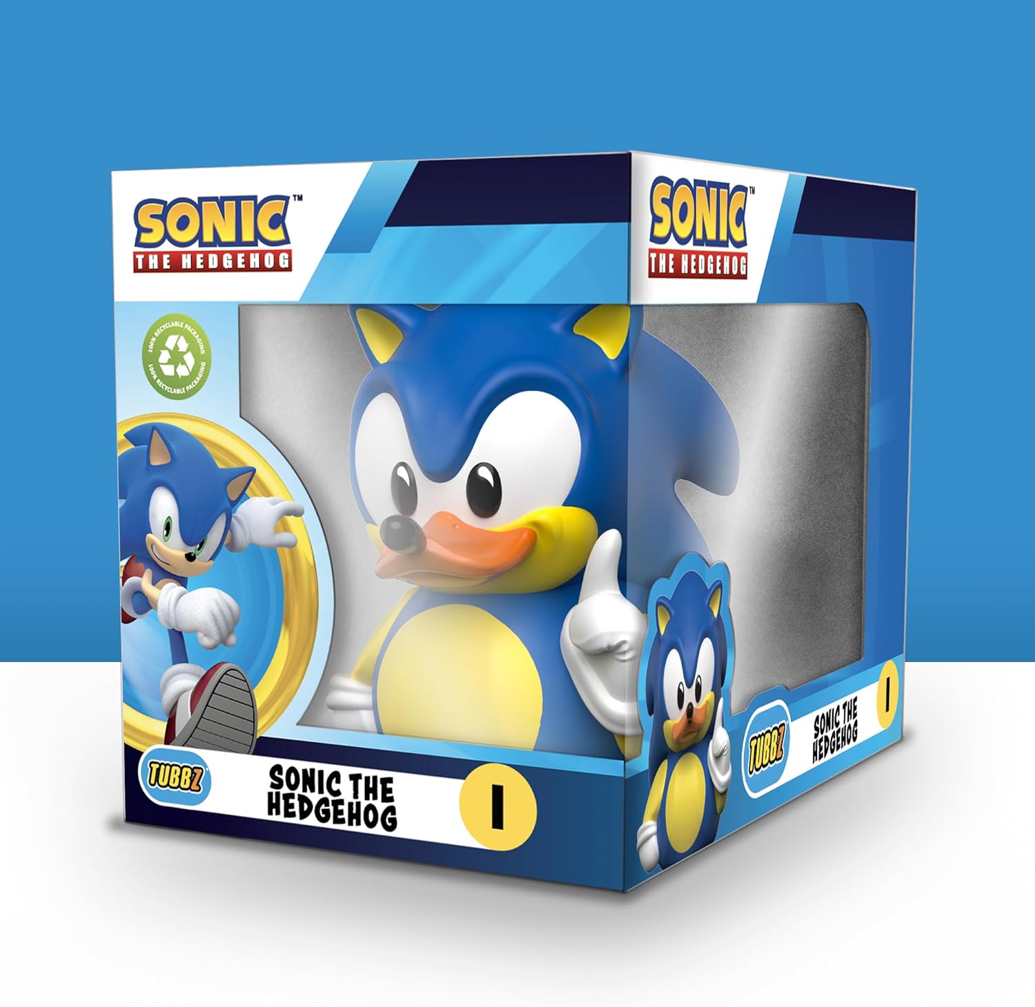 Numskull - Sonic the Hedgehog Sonic TUBBZ Collectible Duck - Merchandise by Numskull Designs The Chelsea Gamer