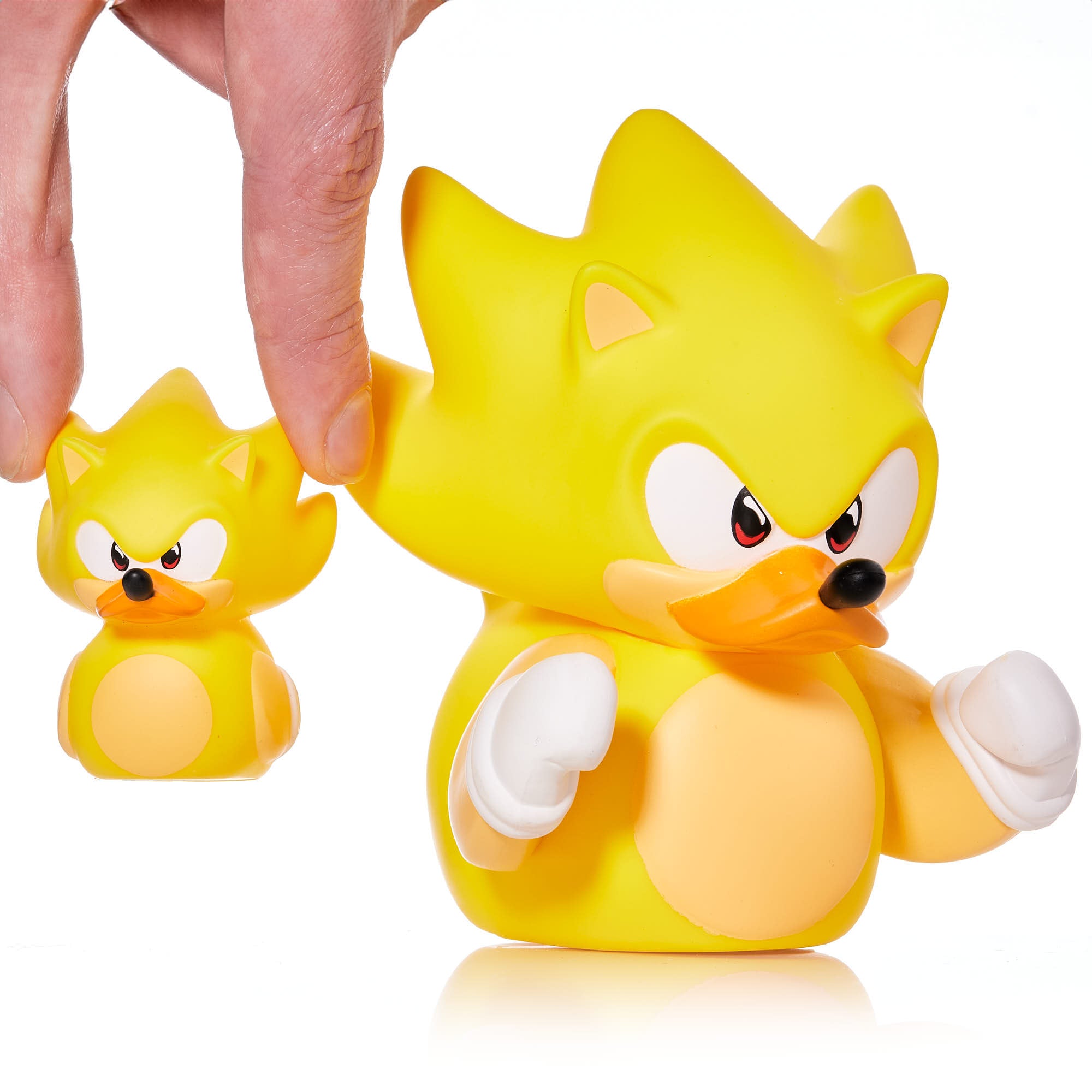 Numskull - Sonic the Hedgehog Super Sonic TUBBZ Collectible Mini Duck - Merchandise by Numskull Designs The Chelsea Gamer