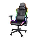 Trust Gaming GXT 716 Rizza RGB LED Illuminated Gaming Chair - Black - Furniture by Trust The Chelsea Gamer