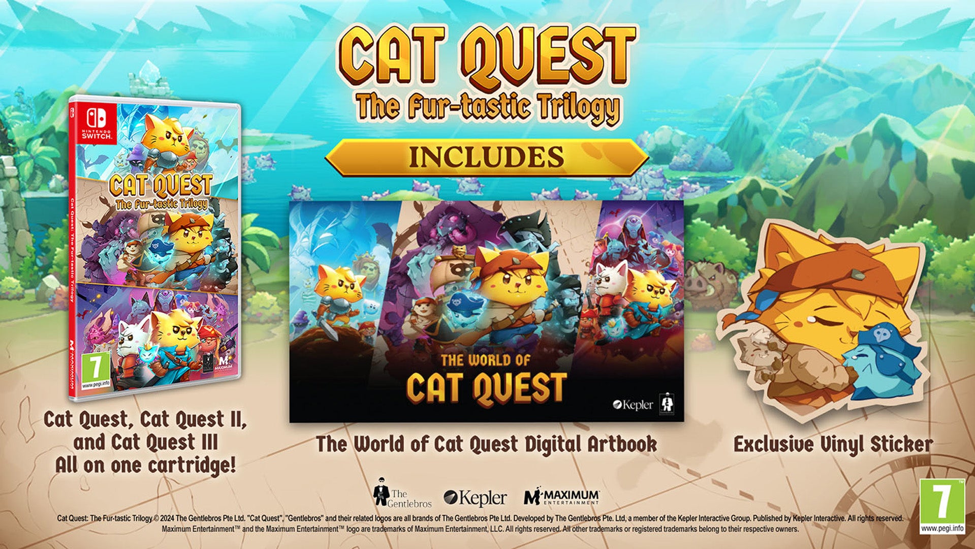 Cat Quest: The Fur-tastic Trilogy - Nintendo Switch - Video Games by Maximum Games Ltd (UK Stock Account) The Chelsea Gamer