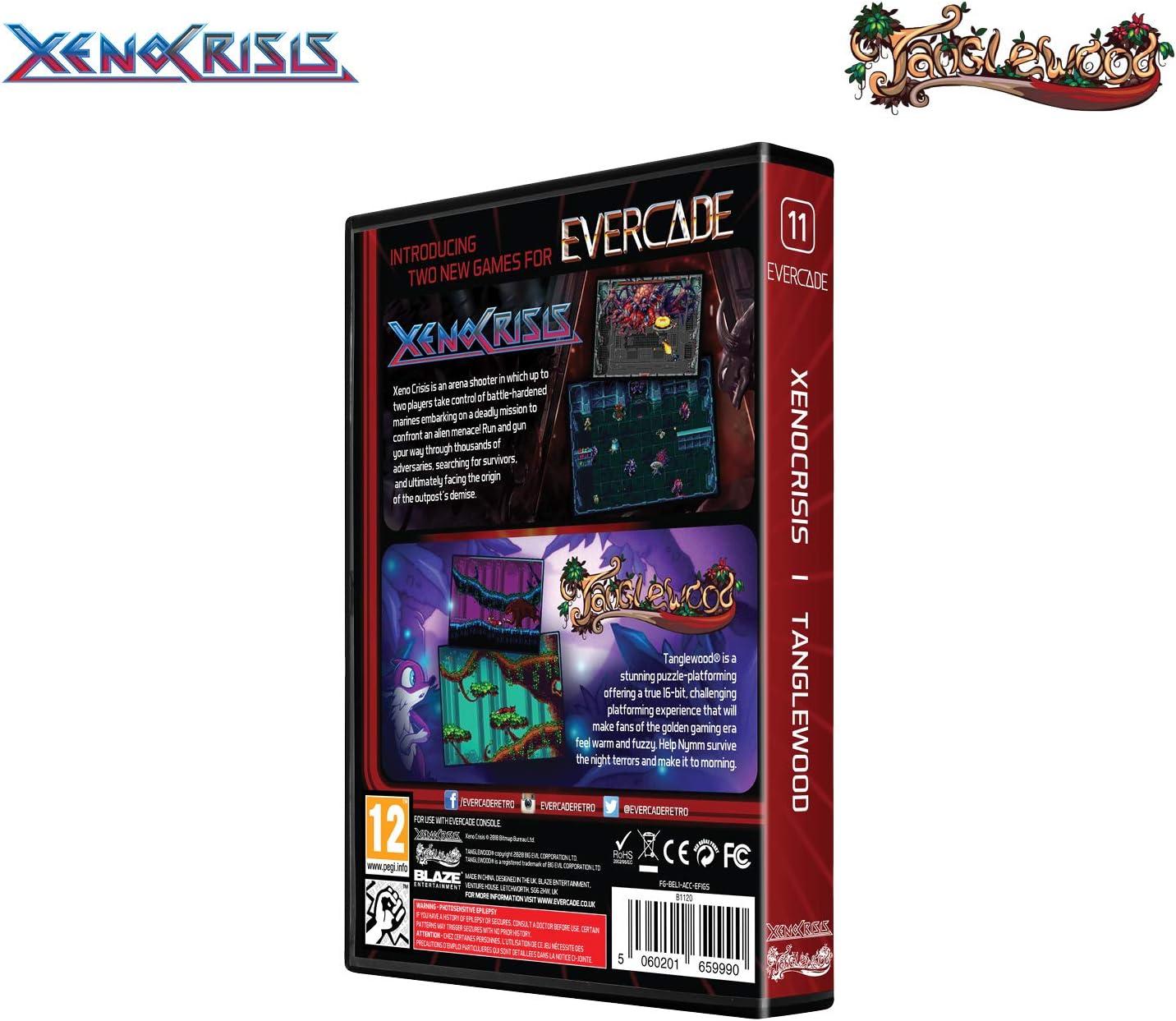Xeno Crisis and Tanglewood - Evercade - Video Games by Blaze The Chelsea Gamer