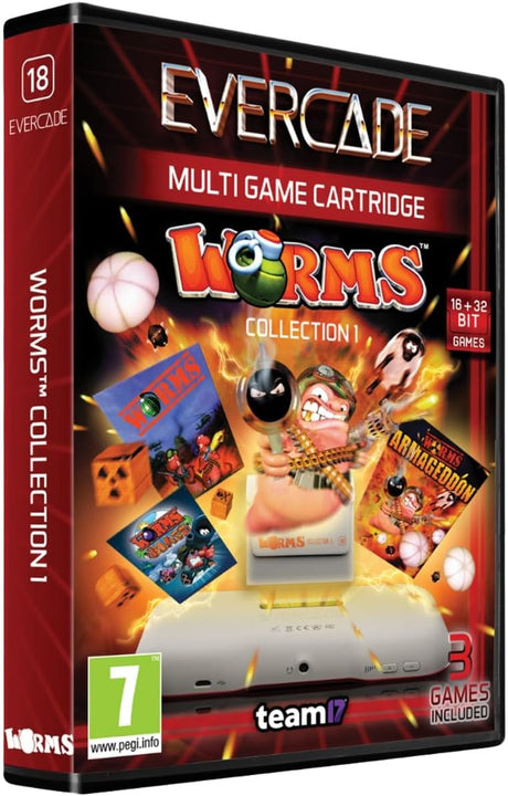 Worms Cartridge 1 - Evercade - Video Games by Blaze The Chelsea Gamer