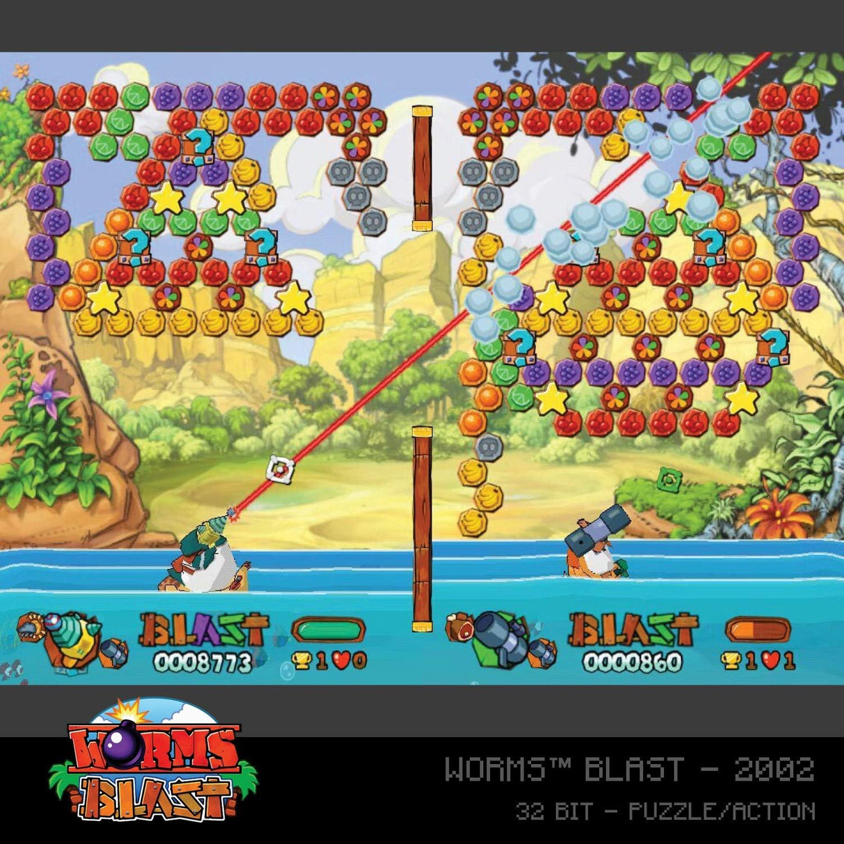 Worms Cartridge 1 - Evercade - Video Games by Blaze The Chelsea Gamer