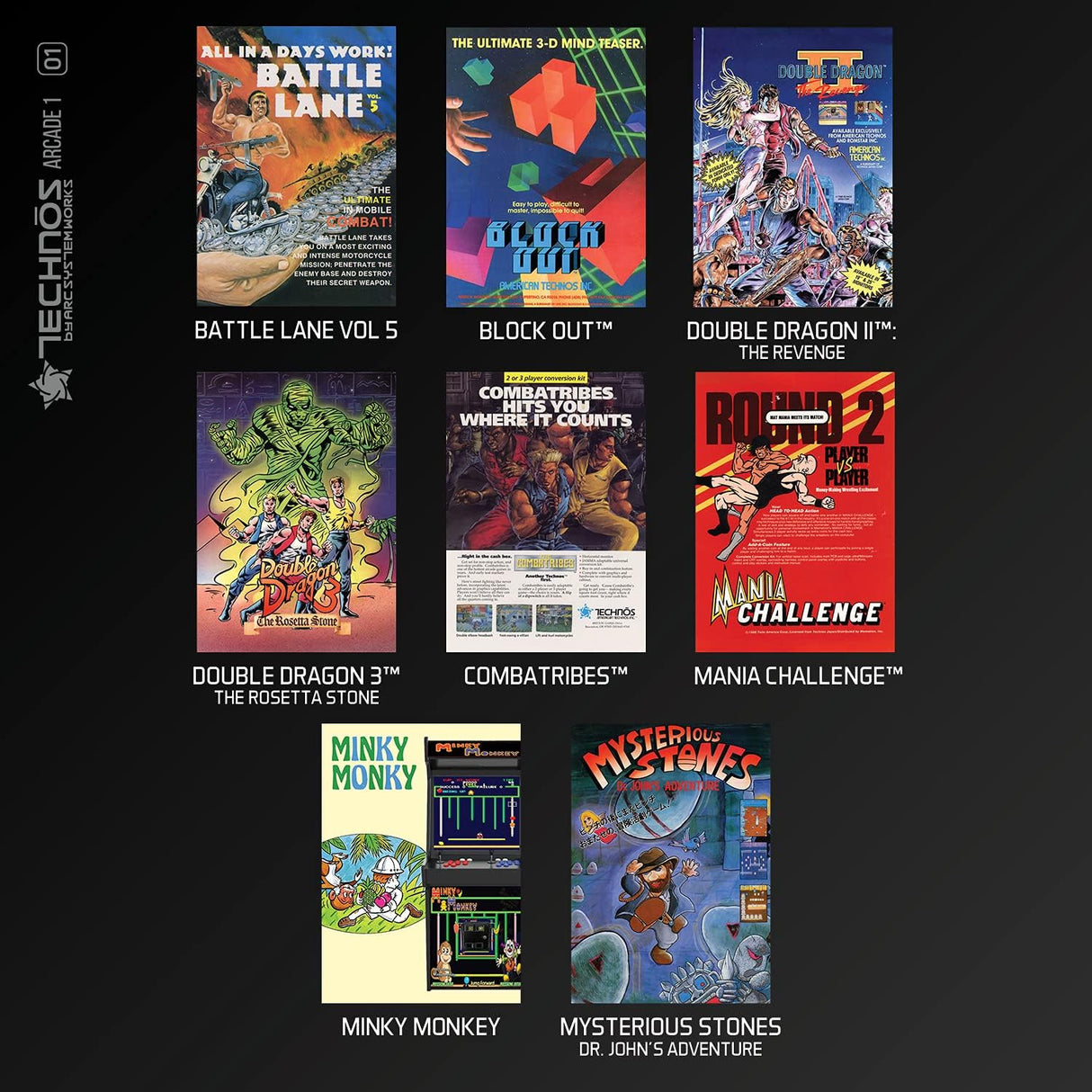 Technos Arcade Cartridge 1 - Evercade - Video Games by Blaze The Chelsea Gamer