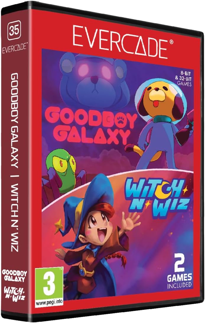 Goodboy Galaxy Witch N Wiz Dual Cartridge Evercade The Chelsea Gamer